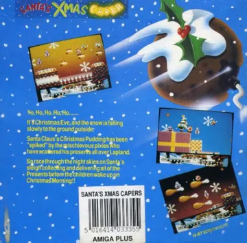 Santa's Xmas Caper box cover back